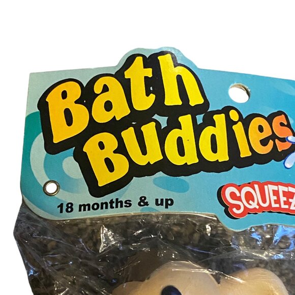 Vtg Walmart Bath Buddies Squeeze Fun Monkey Bath Toy Toddlers 18 Months+ NEW NOS - Picture 5 of 7